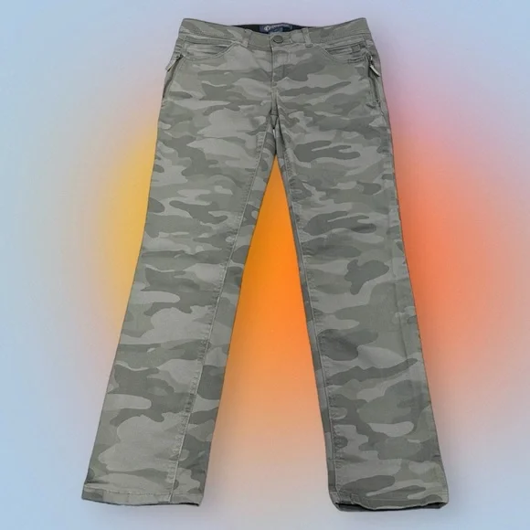 DEMOCRACY Women’s 4 Gray Camouflage Skinny Jeans - Picture 2 of 3